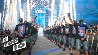 20 Greatest WrestleMania Entrances WWE Top 10 Special Edition [upl. by Anaet]