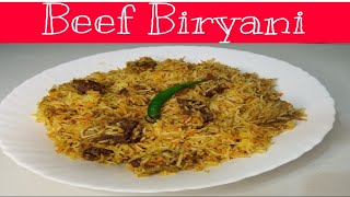 Beef Tikka Biryani  Beef Biryani Recipe by Cooking and Baking with Saima [upl. by Ber]