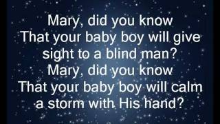 quotMary Did You Knowquot with lyrics [upl. by Petrina770]