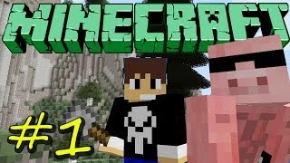 Realistic Craft  Sobrevivendo a primeira noite 1 MINECRAFT  Terrafirmacraft [upl. by Bram]