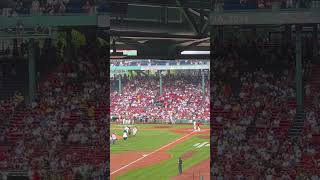 Roberto Clemente JR and Luis Clemente throw out first pitch at Fenway Park on July 10th 2024 [upl. by Boehike312]