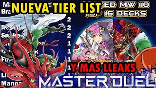 Nueva Tier List Master Duel El Mejor Deck del Formato y Mas leaks D YuGiOh TeamSetoX [upl. by Verras106]