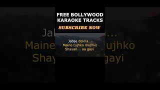 MAIN SHAYAR TO NAHI  karaoke unplugged cover omswastikmusic [upl. by Atwekk]