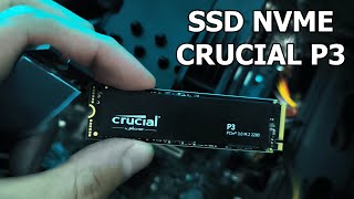 INSTALACION SSD NVME CRUCIAL P3 1TB ✅  UPGRADE PC 2024 [upl. by Nev]