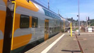 Einfahrt des ET 445 als RE 4 in Rathenow [upl. by Moclam3]