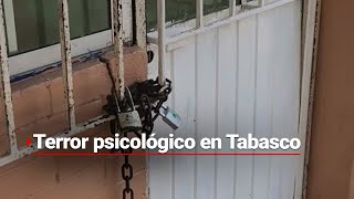 El MIEDO ha paralizado a Nacajuca Tabasco por mensajes en REDES SOCIALES [upl. by Baiss]