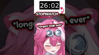 Raoras Longest Giggle Record hololiveenglish hololive vtuber [upl. by Eeresed]