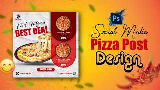 Restaurant social media post design  Food menu design [upl. by Notsreik]