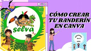 🌈🌈como hacer banderines en canva 🌈🌈 [upl. by Keeley249]