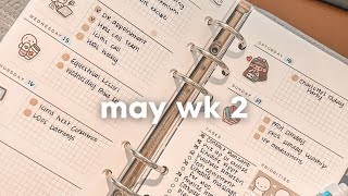 Plan With Me May Week 2 Reset  Filofax Planner  2024 Planner [upl. by Ytsud984]