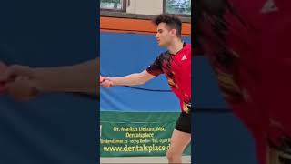 Backhand Topspin with Dignics tabletennis [upl. by Flora689]