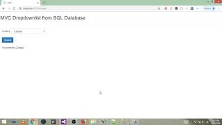 Populate ASP NET MVC Dropdownlist from Database [upl. by Edmee31]