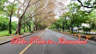 Bike Ride in Islamabad  Roads of Islamabad [upl. by Ahsenwahs694]