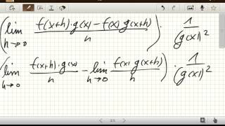 Der Beweis der Quotientenregel Differentialrechnung [upl. by Madeline]