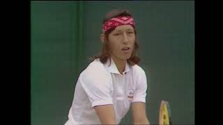 1981 Wimbledon SF  Hana Mandlikova vs Martina Navratilova full match MP blocked by copyrights [upl. by Citron]