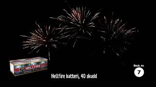 Hellfire batteri 40 skudd  jem amp fix [upl. by Publia]