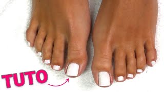 TUTO VERNIS SEMI PERMANENT PIEDS [upl. by Novoj]