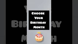 Comment your Birthday Month👇shorts youtubeshorts trending viral [upl. by Fina269]