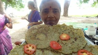 SORAKAYA ROOTI l SPICEY BOTTLEGOURD JOWAR FLOUR ROOTI l VILLAGEFOOD4U [upl. by Navi159]