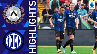 Udinese 12 Inter  A narrow away win for Inter  Serie A 202122 [upl. by Skutchan]