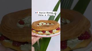 Paris–Brest Pâte à Choux🇫🇷👩🏻‍🍳 baking dessert sweet french food foodie cooking summer [upl. by Alamap]