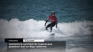 Aumenta la cantidad de mujeres que practican surf en BC [upl. by Kaslik]