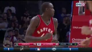 Raptors Highlights Siakams Putback Slam  October 5 2016 [upl. by Winwaloe]