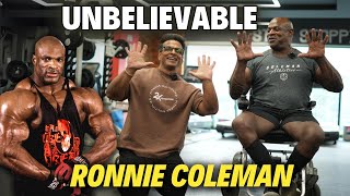 Training with Ronnie Coleman Legend of Bodybuilding  Unbelievable  Yatinder Singh [upl. by Nelyk485]