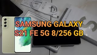 UNBOXING HP SAMSUNG S21 FE 5G 8256 GB  FLAGSHIP RECOMENDED 2023 [upl. by Alayne423]