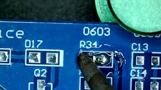 0805 0603 0402 SMD Resistor soldering [upl. by Aramoy663]