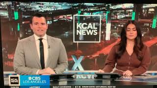 KCAL News at 11pm on CBS Los Angeles Saturday open November 30 2024 [upl. by Anselm]