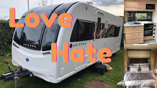 Bailey Unicorn 5 Cabrera Caravan Review 6 Months  2500 Miles [upl. by Quenna]