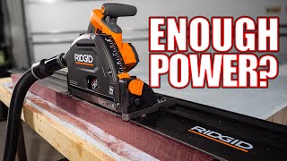 PRO on a Budget RIDGID 18V Brushless Track Saw Review R48630 [upl. by Ambur]