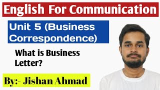 What is Business Letter  Importance of Business Letter  English For Communication RGPV [upl. by Aloeda]