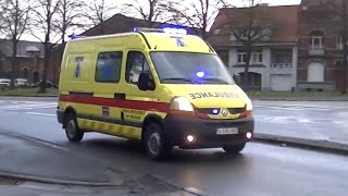 Tournai Ambulance Trans ambulance en urgence [upl. by Haerr]