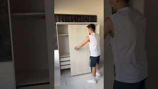 Cómo instalar puertas flotantes para closet asmr diy homedecor roomdecor puertas closet [upl. by Eey727]