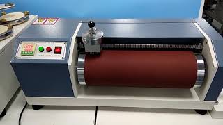 DIN abrasion testing machine Drum type abrasion tester DZ 323 [upl. by Muiram]