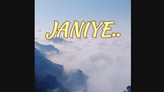 Janiye official song by Aditya mehar prabhakarraj2068 [upl. by Siriso]