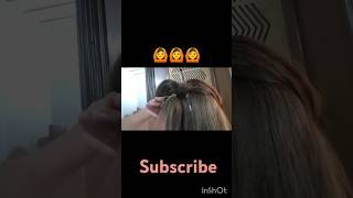 Try this hairstyle hack 🙆🙆🙆shorts short hair latest style trending viralshort hairstyles [upl. by Yelkcub]