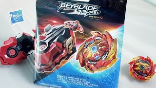 BEST Hasbro Release EVER Super Hyperion  DB STRING Launcher Beyblade Burst Pro Series [upl. by Hnao]