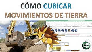 🚧CUBICAR MOVIMIENTOS DE TIERRA Planilla versión 20🌐📈 [upl. by Downs636]