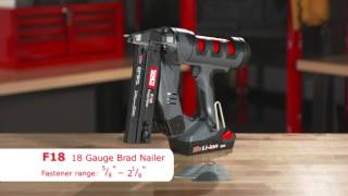 Senco Fusion Finish Nailers Overview [upl. by Nonnair]