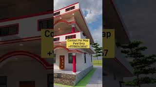 Double floor home plan Best House plan idea map design [upl. by Lynett612]