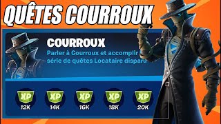 QUÊTES COURROUX FORTNITE SAISON 8 [upl. by Thordia750]