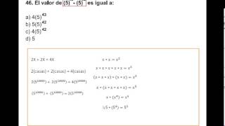 Examen SNNA  Matemáticas  46 Ejercicio 6 de 40  Problemas Propuestos [upl. by Raul]