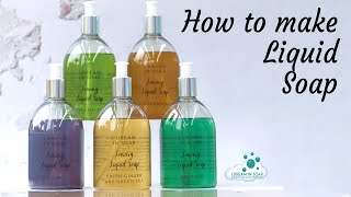 How to make liquid soap 30 minute liquid soap method [upl. by Tana158]