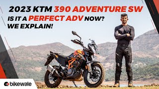 2023 KTM 390 Adventure Review  Spoke Wheels and 390 Adventure X Tested  BikeWale [upl. by Gwenneth718]