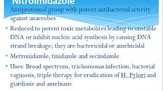 Antibacterial agents antimetabolites and others MPTS [upl. by Telracs466]