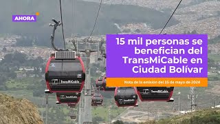 TransMiCable la opción de transporte para los habitantes de Ciudad Bolívar [upl. by Schlosser224]