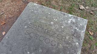 Ebenezer Scrooges Grave St Chads Church Shrewsbury UK 25 August 2022 [upl. by Nodmac]